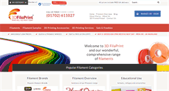 Desktop Screenshot of 3dfilaprint.com